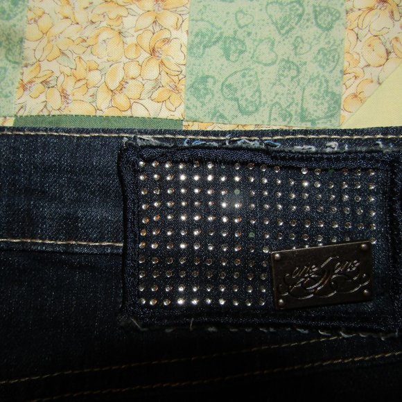 Denim Pencil Skirt with Bling! - Picture 6 of 8